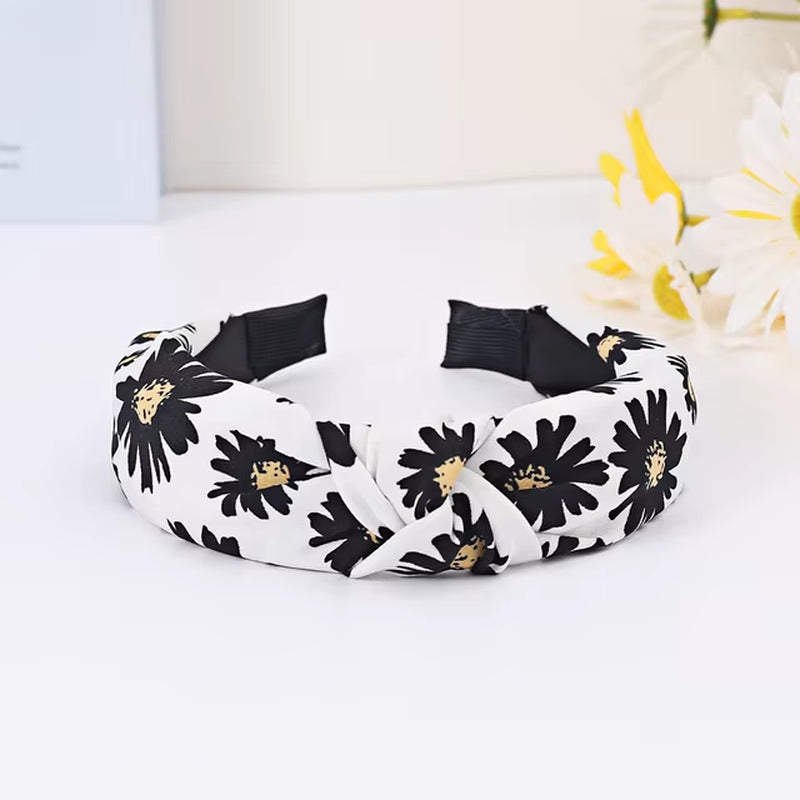 New Fashion Hair Hoop Hair Bands for Women Girls Flower Solid Color Headbands Designer Wide Hairband Hair Accessories Headwear