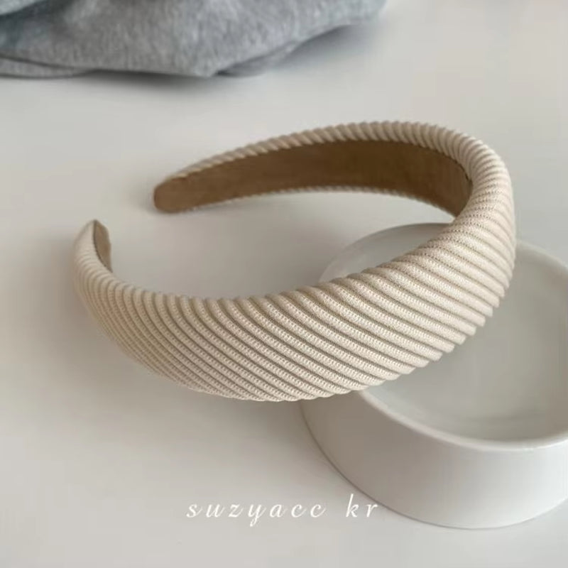 New Fashion Hair Hoop Hair Bands for Women Girls Flower Solid Color Headbands Designer Wide Hairband Hair Accessories Headwear