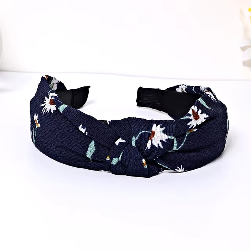 New Fashion Hair Hoop Hair Bands for Women Girls Flower Solid Color Headbands Designer Wide Hairband Hair Accessories Headwear