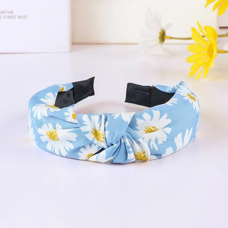 New Fashion Hair Hoop Hair Bands for Women Girls Flower Solid Color Headbands Designer Wide Hairband Hair Accessories Headwear