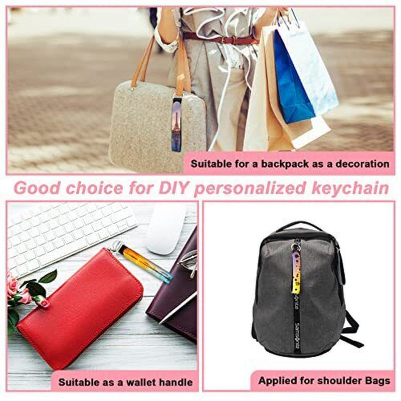 10 Pieces Sublimation Blanks Wristlet Keychain DIY Blank Wrist Lanyard Heat For